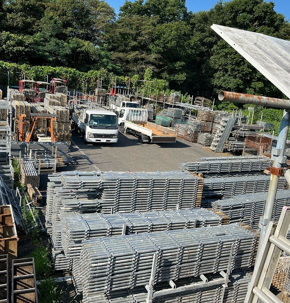 2023年7月の資材置場の様子